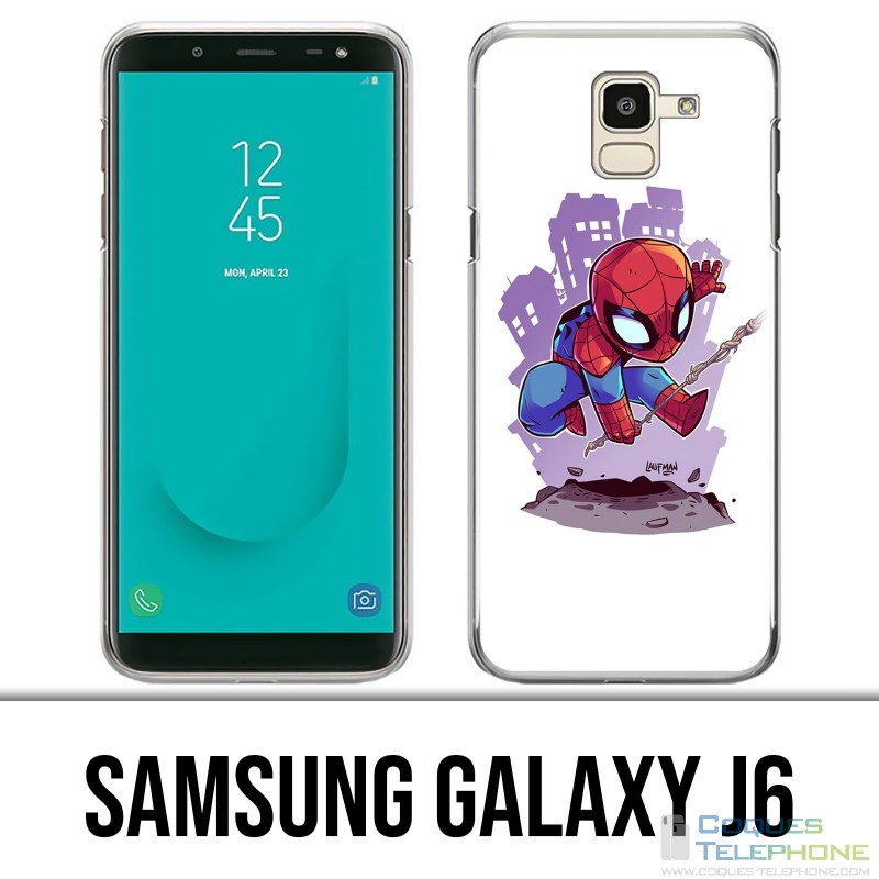 Coque Samsung Galaxy J6 - Spiderman Cartoon