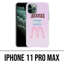Custodia per iPhone 11 Pro Max - Netflix e Mcdo