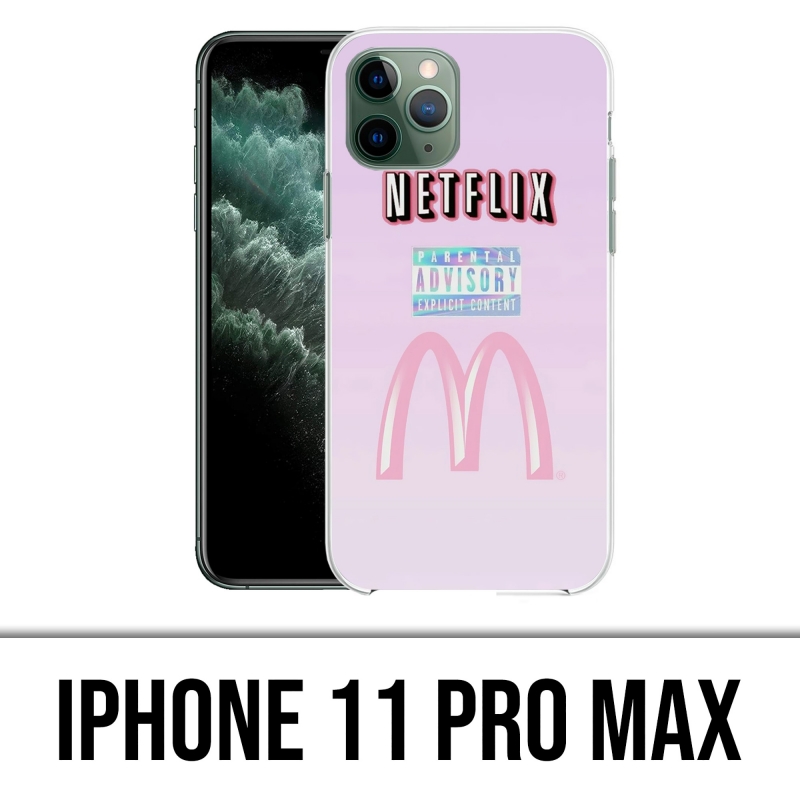Coque iPhone 11 Pro Max - Netflix And Mcdo