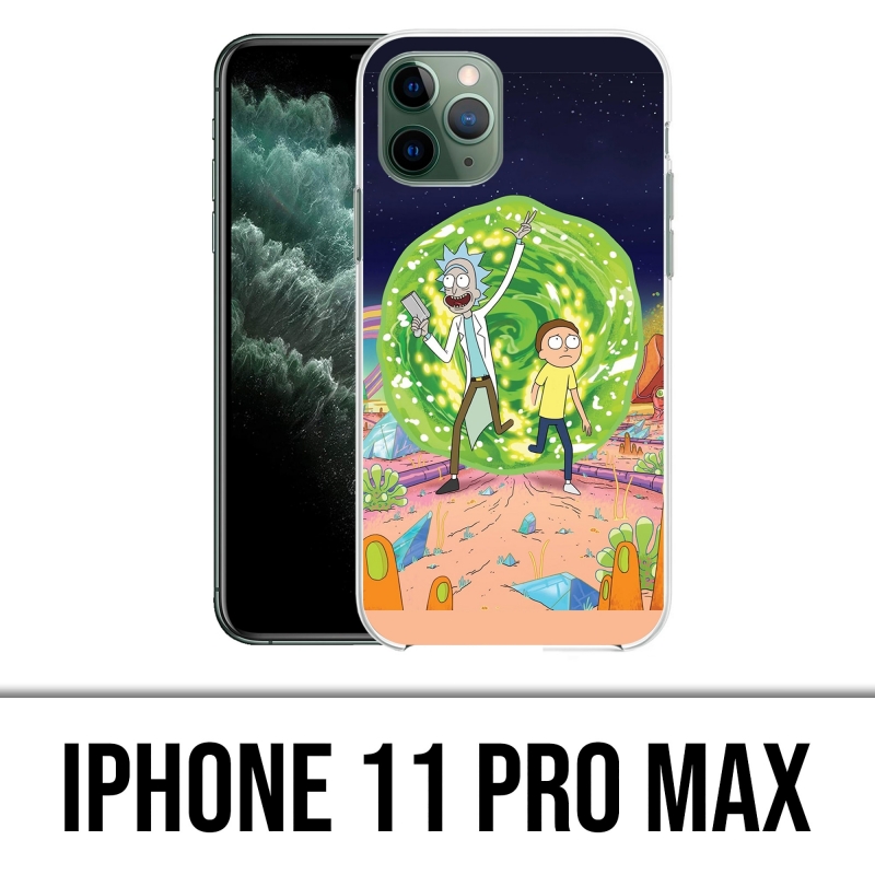 Custodia per iPhone 11 Pro Max - Rick e Morty