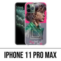 Custodia IPhone 11 Pro Max - Squid Game Girl Fanart