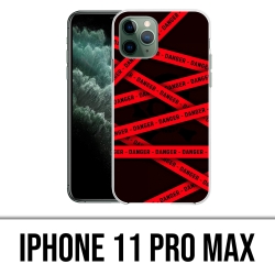 Carcasa para iPhone 11 Pro Max - Advertencia de peligro