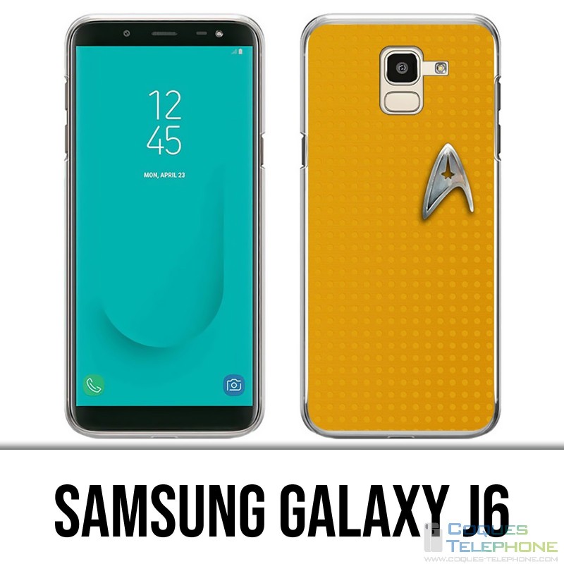 Samsung Galaxy J6 Hülle - Star Trek Gelb