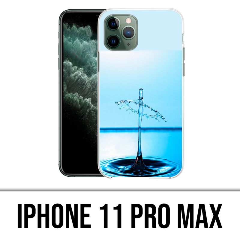 Coque iPhone 11 Pro Max - Goutte Eau