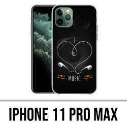 Funda para iPhone 11 Pro Max - Amo la música