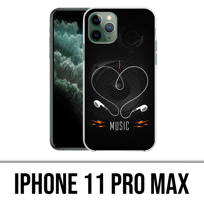 Coque iPhone 11 Pro Max - I Love Music