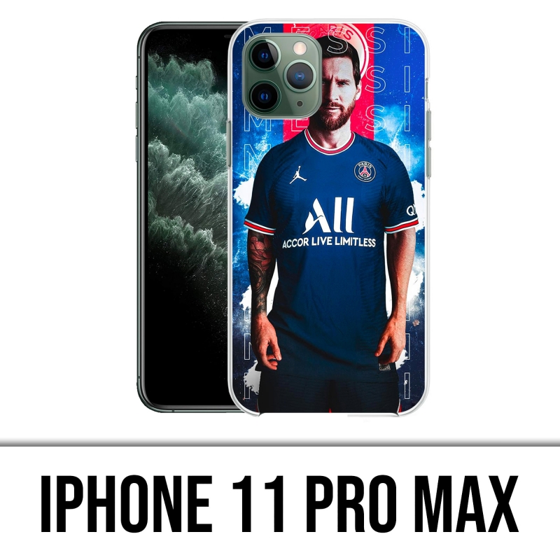 Coque iPhone 11 Pro Max - Messi PSG