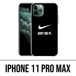 Funda para iPhone 11 Pro Max - Nike Just Do It Negra