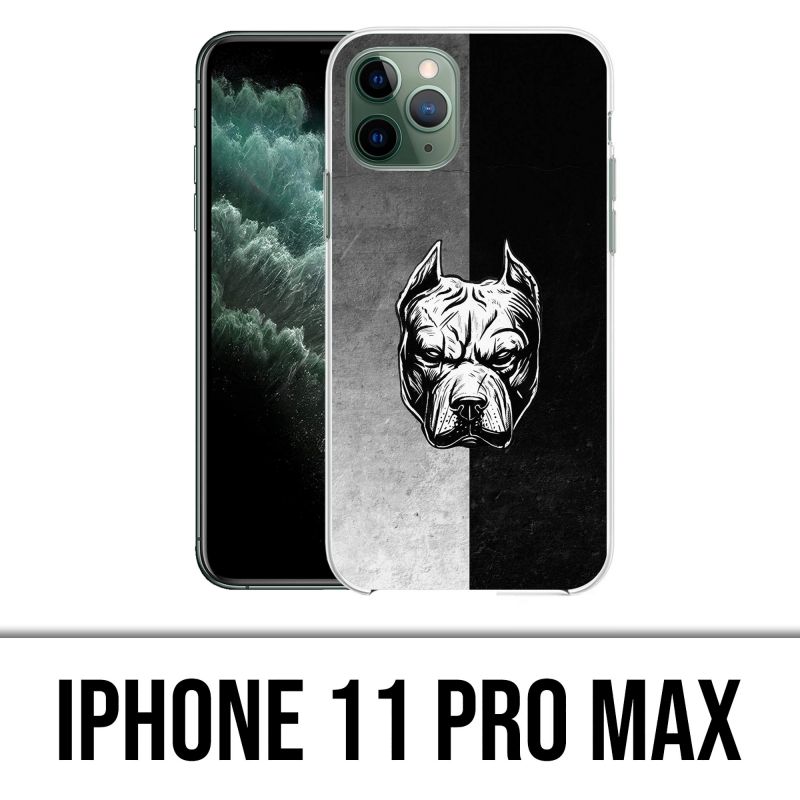 Coque iPhone 11 Pro Max - Pitbull Art