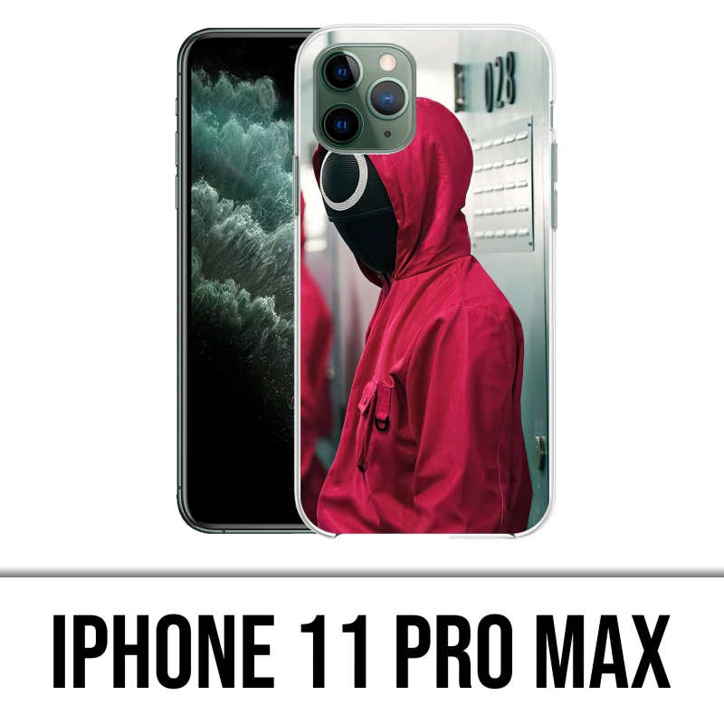 Coque iPhone 11 Pro Max - Squid Game Soldat Appel