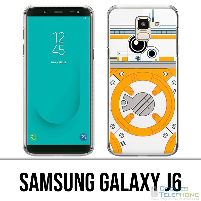 Coque Samsung Galaxy J6 - Star Wars Bb8 Minimalist