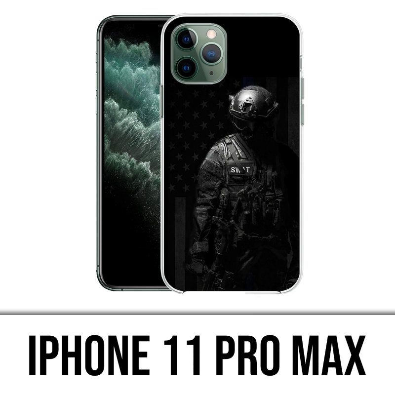 Coque iPhone 11 Pro Max - Swat Police Usa