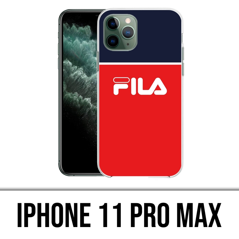 Coque iPhone 11 Pro Max - Fila Bleu Rouge