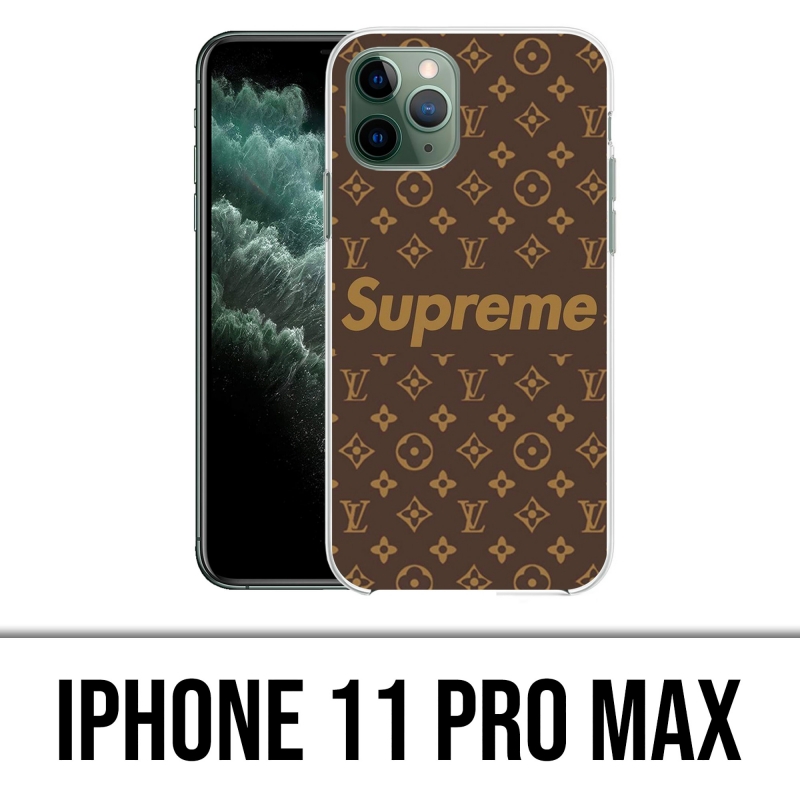 Coque iPhone 11 Pro Max - LV Supreme