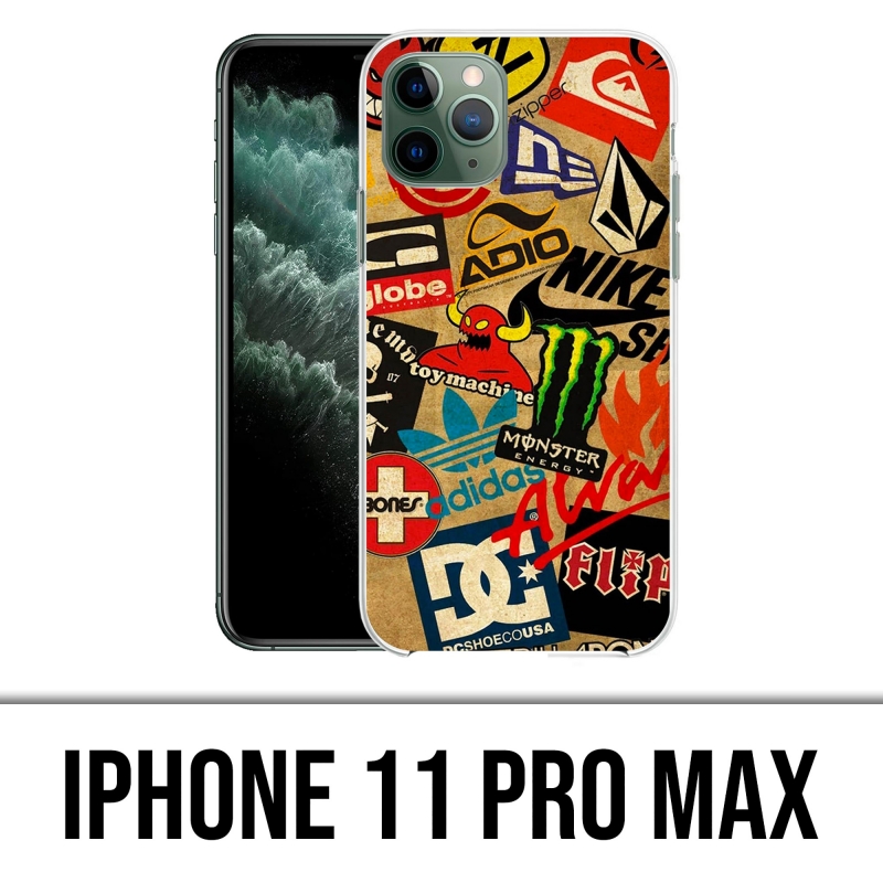 Coque iPhone 11 Pro Max - Skate Logo Vintage