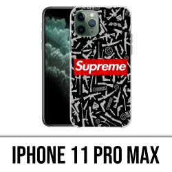 Custodia per iPhone 11 Pro Max - Fucile nero supremo