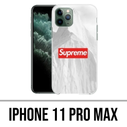 Coque iPhone 11 Pro Max - Supreme Montagne Blanche