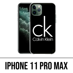 Custodia IPhone 11 Pro Max - Logo Calvin Klein Nera