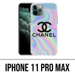 Funda para iPhone 11 Pro Max - Chanel Holográfica