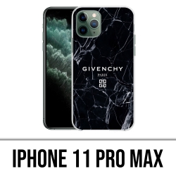 Custodia per iPhone 11 Pro Max - Marmo nero Givenchy