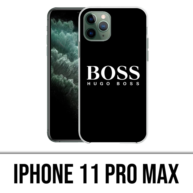 Coque iPhone 11 Pro Max - Hugo Boss Noir