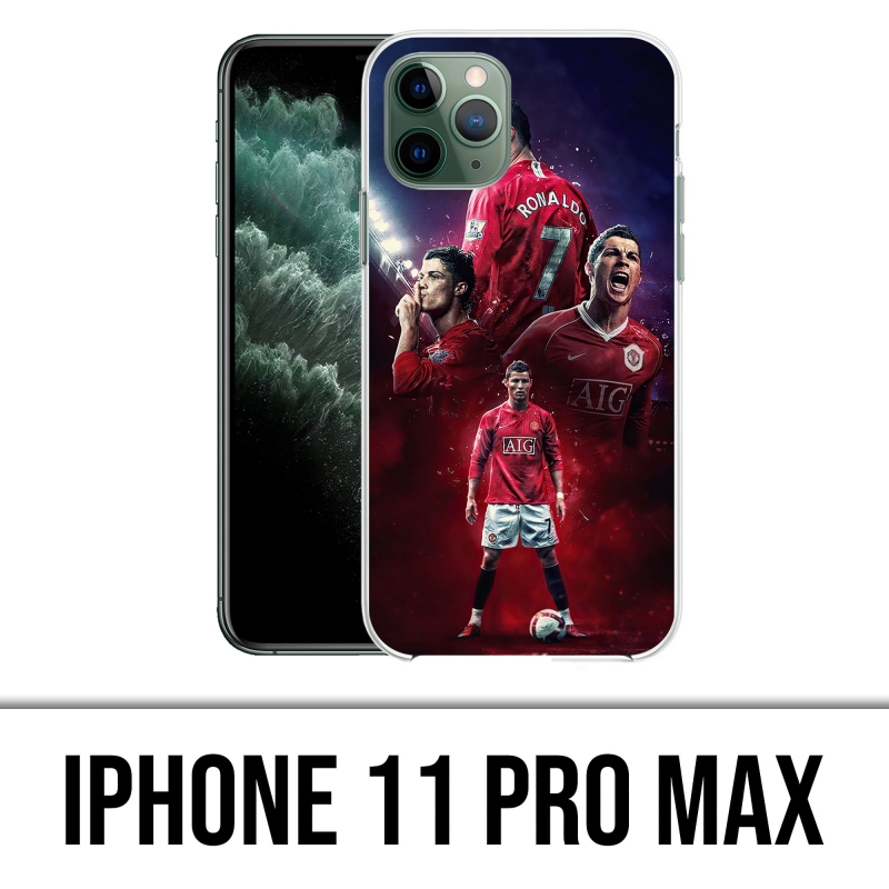 Coque iPhone 11 Pro Max - Ronaldo Manchester United