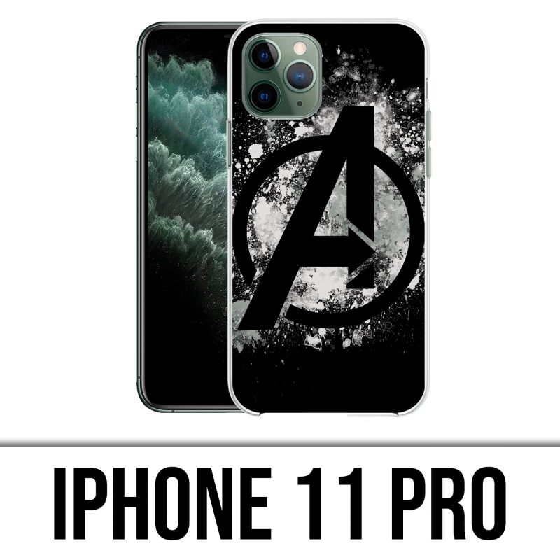 Coque iPhone 11 Pro - Avengers Logo Splash