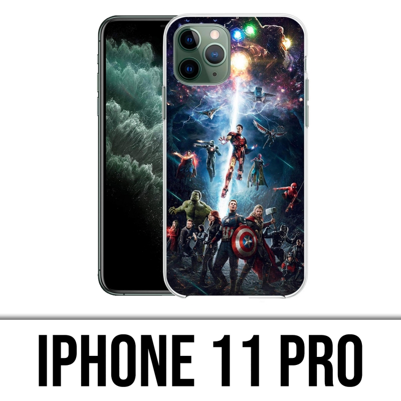 Coque iPhone 11 Pro - Avengers Vs Thanos
