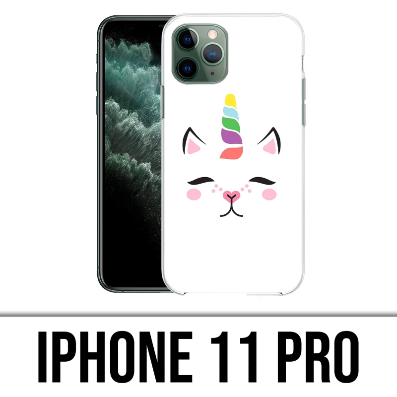 Coque iPhone 11 Pro - Gato Unicornio