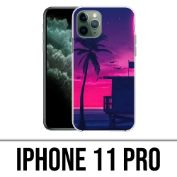 Coque iPhone 11 Pro - Miami Beach Violet
