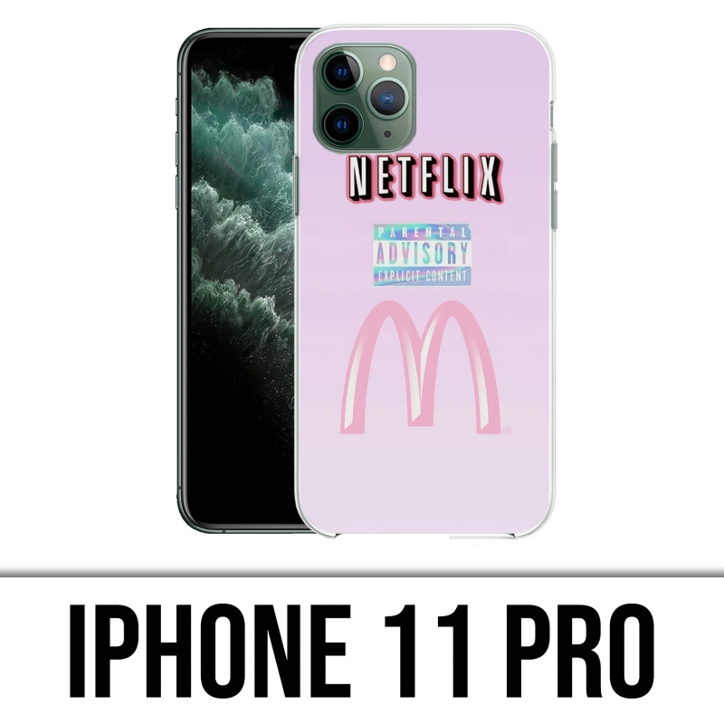 Coque iPhone 11 Pro - Netflix And Mcdo