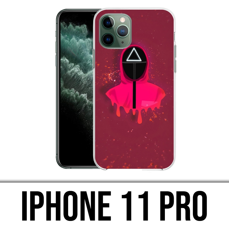 Funda para iPhone 11 Pro - Squid Game Soldier Splash
