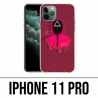 Custodia IPhone 11 Pro - Squid Game Soldier Splash