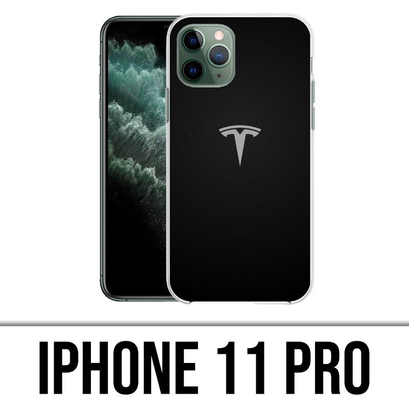 Coque iPhone 11 Pro - Tesla Logo