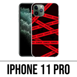Funda para iPhone 11 Pro - Advertencia de peligro