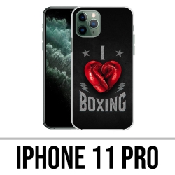 Coque iPhone 11 Pro - I Love Boxing