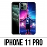 Coque iPhone 11 Pro - Messi PSG Paris Tour Eiffel