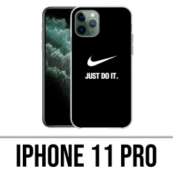 Funda para iPhone 11 Pro - Nike Just Do It Negra