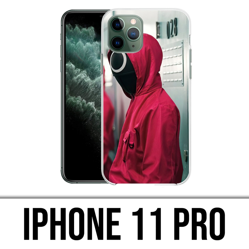 Custodia per iPhone 11 Pro - Squid Game Soldier Call