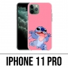 Coque iPhone 11 Pro - Stitch Langue