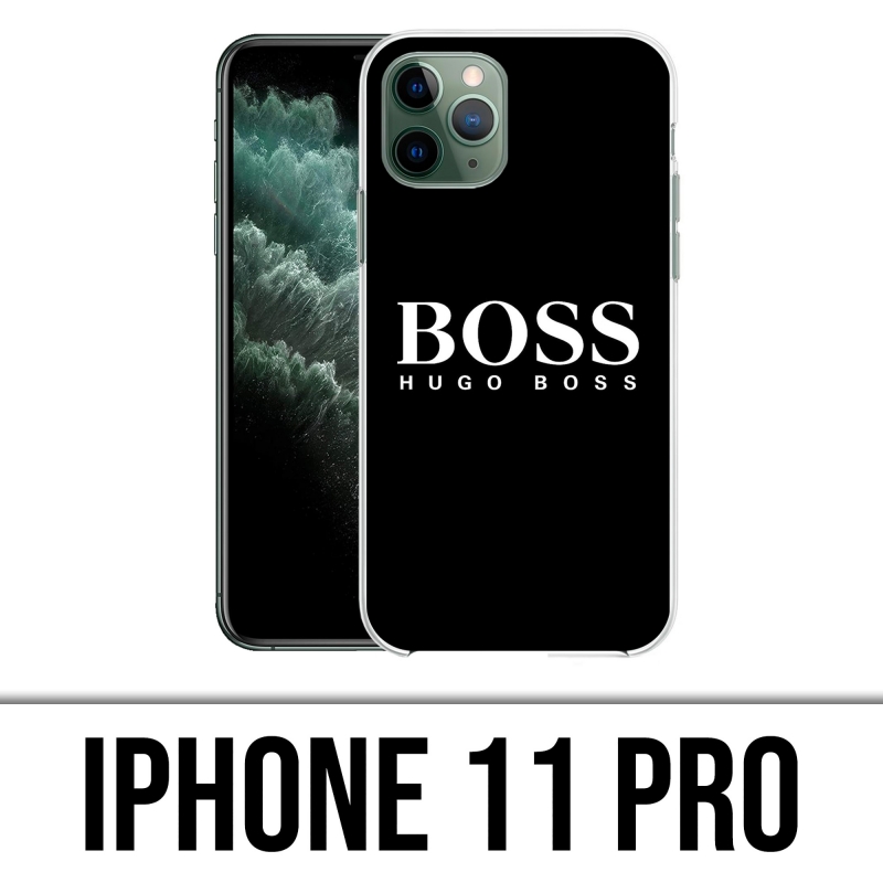 Coque iPhone 11 Pro - Hugo Boss Noir
