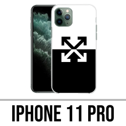 Custodia per iPhone 11 Pro - Logo bianco sporco