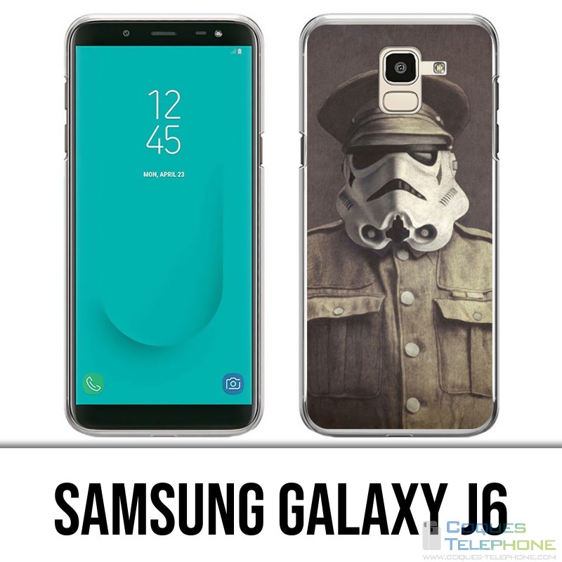 Coque Samsung Galaxy J6 - Star Wars Vintage Stromtrooper