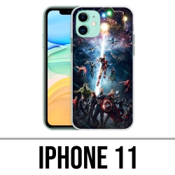 Cover per iPhone 11 - Avengers contro Thanos