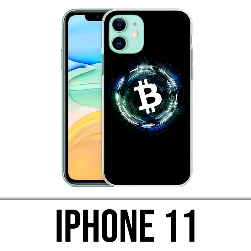 Custodia per iPhone 11 - Logo Bitcoin