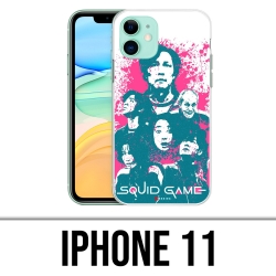 Cover iPhone 11 - Squid Game Characters Splash