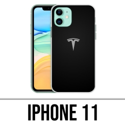 Coque iPhone 11 - Tesla Logo