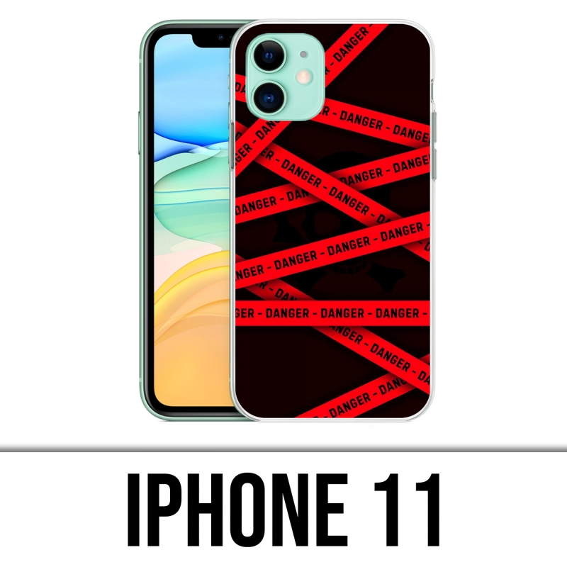 Coque iPhone 11 - Danger Warning