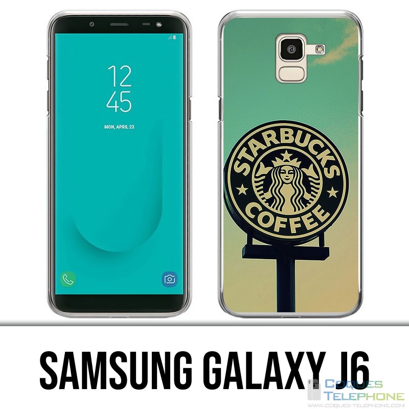 Custodia Samsung Galaxy J6 - Starbucks vintage