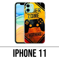 Coque iPhone 11 - Gamer Zone Warning